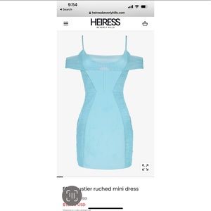 NWT Blue Heiress Beverly Hills Mini Dress
